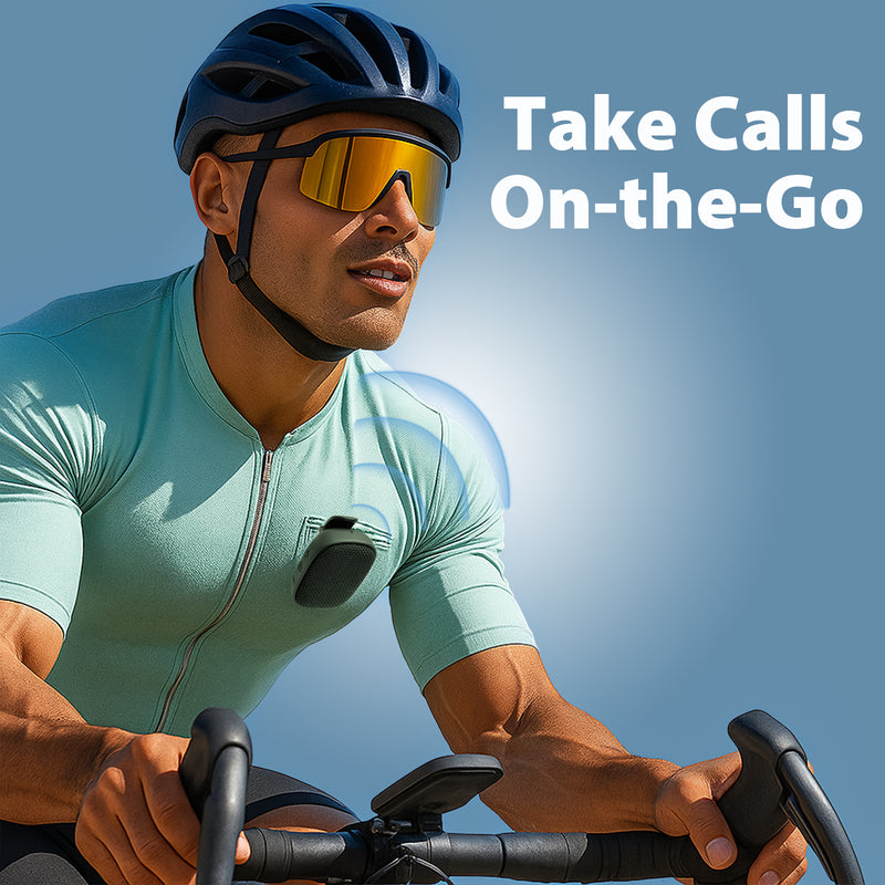 Travel Depot Mini Wearable Bluetooth 5.3 Speaker – Clip-On IPX5 with Mic