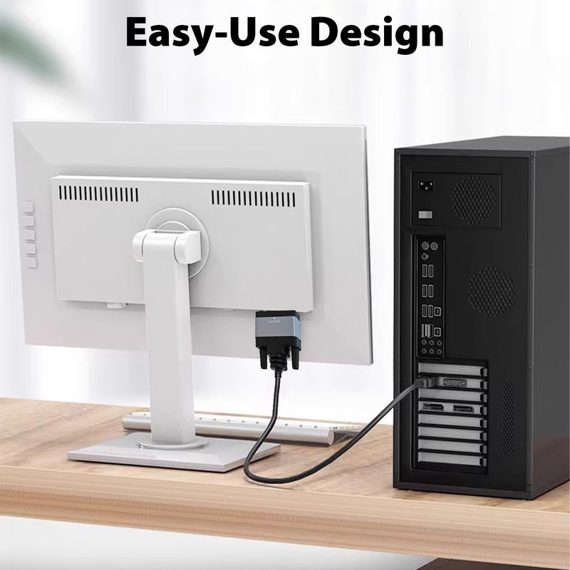 Cyberguys Mini DisplayPort to VGA Cable – 6ft 1080p Adapter