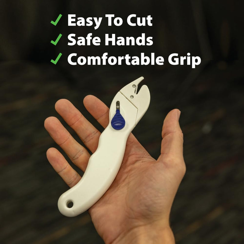 OpenX Dual Blade Package Opener – Safe Box Cutter with Replaceable Blades