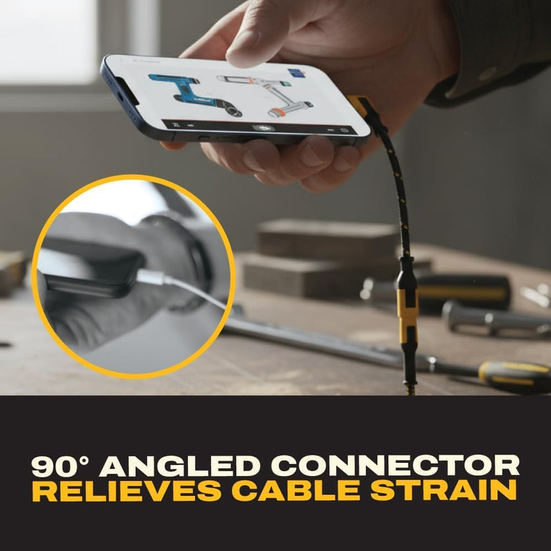 DEWALT USB-C to USB-A Adapter 4-Pack – Fast Charging & 5Gbps Data Converter