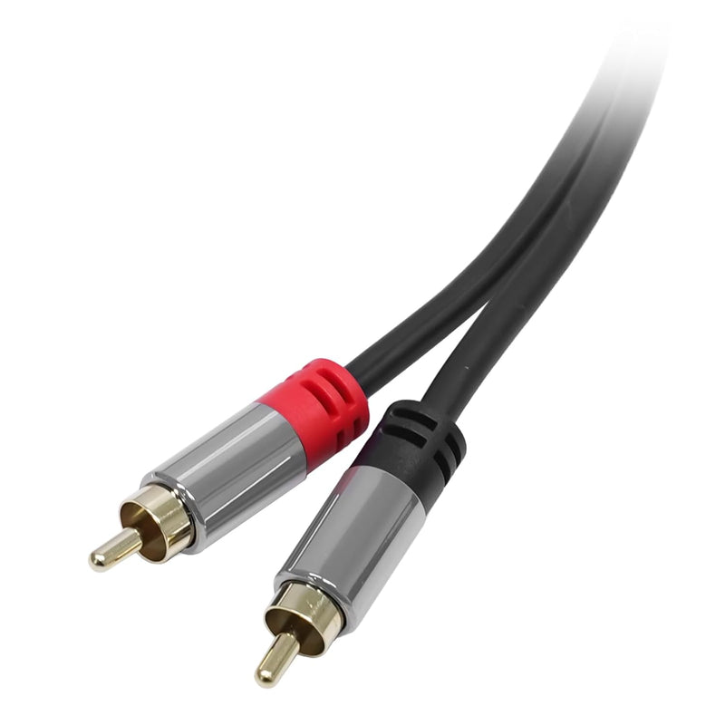 Cyberguys RCA to XLR Audio Cable – Bi-Directional Shielded Stereo Cord