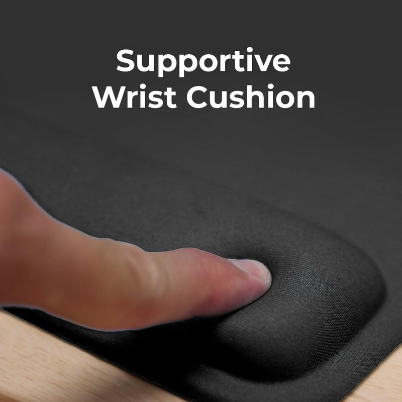 BLACK+DECKER Ergonomic Mouse Pad with Wrist Support – Gel Wrist Rest, Non-Slip Base