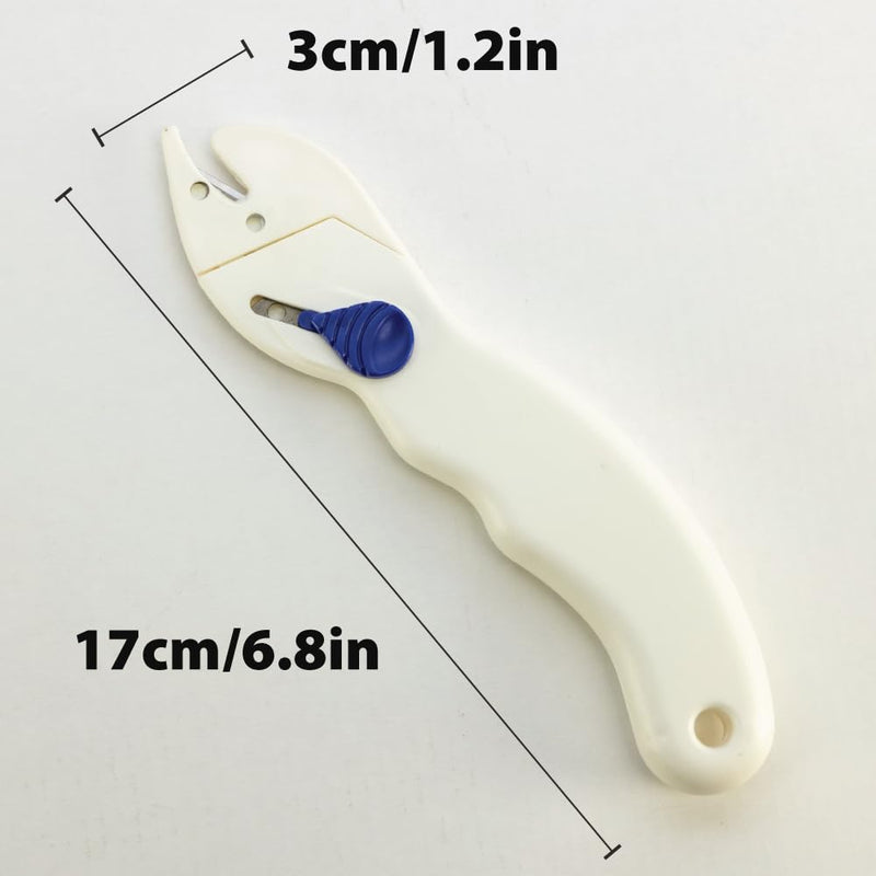 OpenX Dual Blade Package Opener – Safe Box Cutter with Replaceable Blades