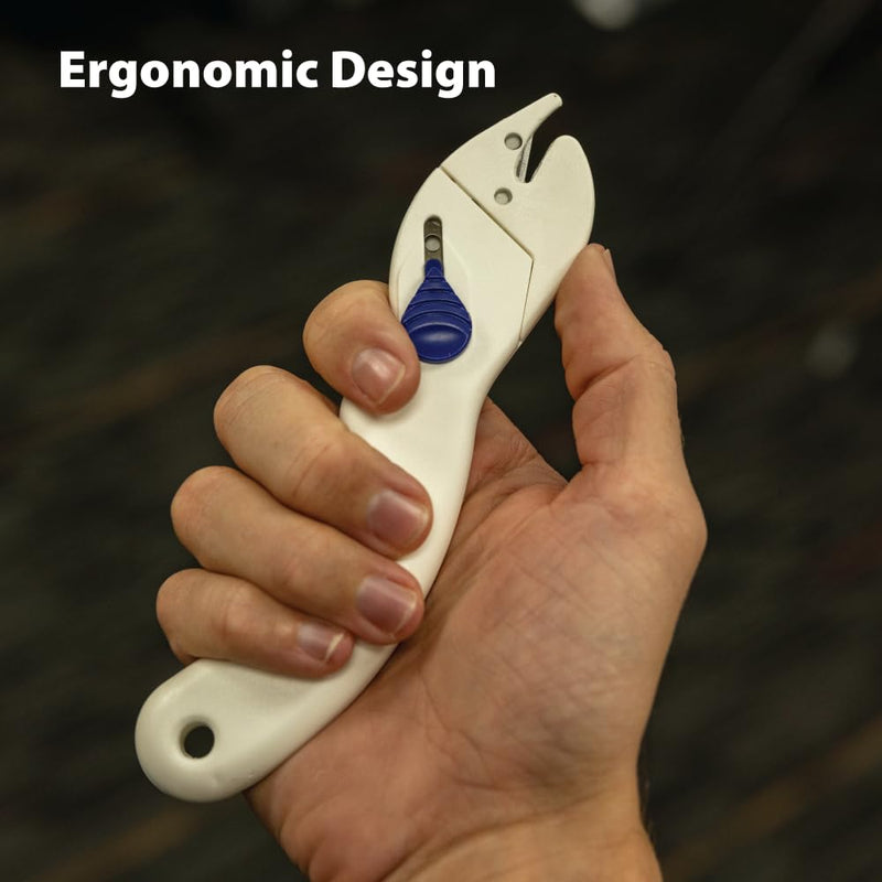 OpenX Dual Blade Package Opener – Safe Box Cutter with Replaceable Blades