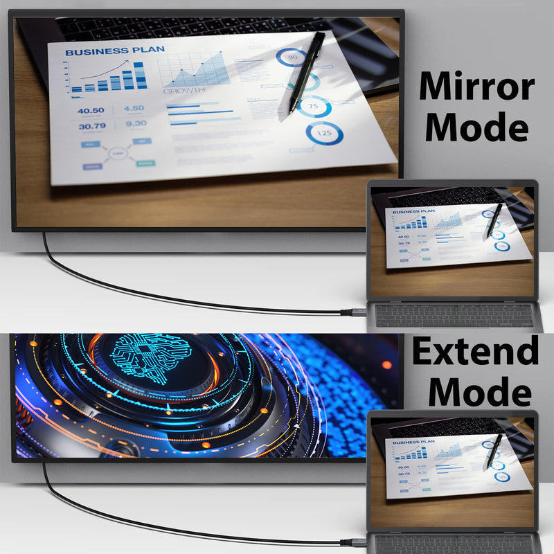 Cyberguys Mini DisplayPort to VGA Cable – 6ft 1080p Adapter