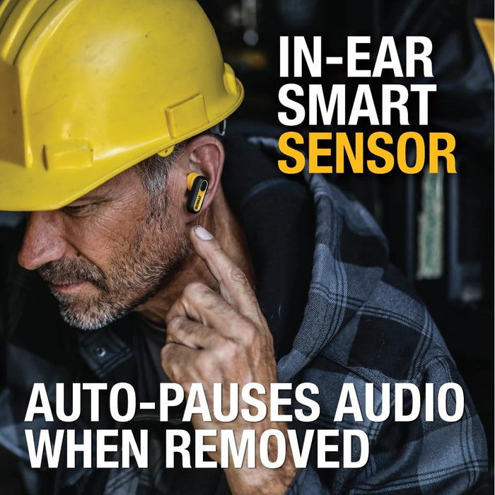 DEWALT True Wireless Bluetooth Earbuds