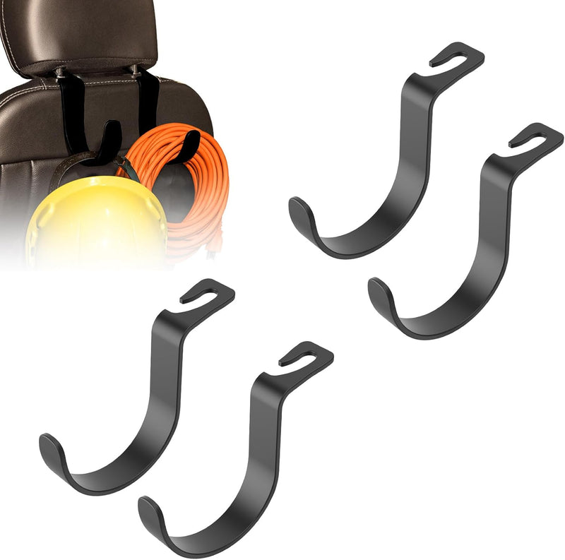 TRAVEL DEPOT XL Heavy-Duty Car Headrest Hooks – Universal Vehicle Seat Hangers