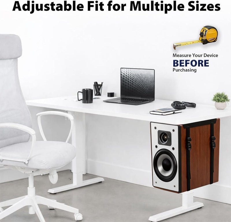 Economical Under Desk PC Mount, Adjustable Steel Frame – 44 lb Capacity