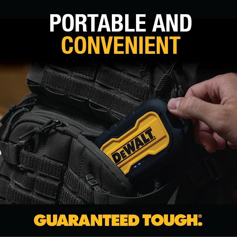 DEWALT Heavy Duty 10,000mAh Portable Power Bank - Thumbnail 4