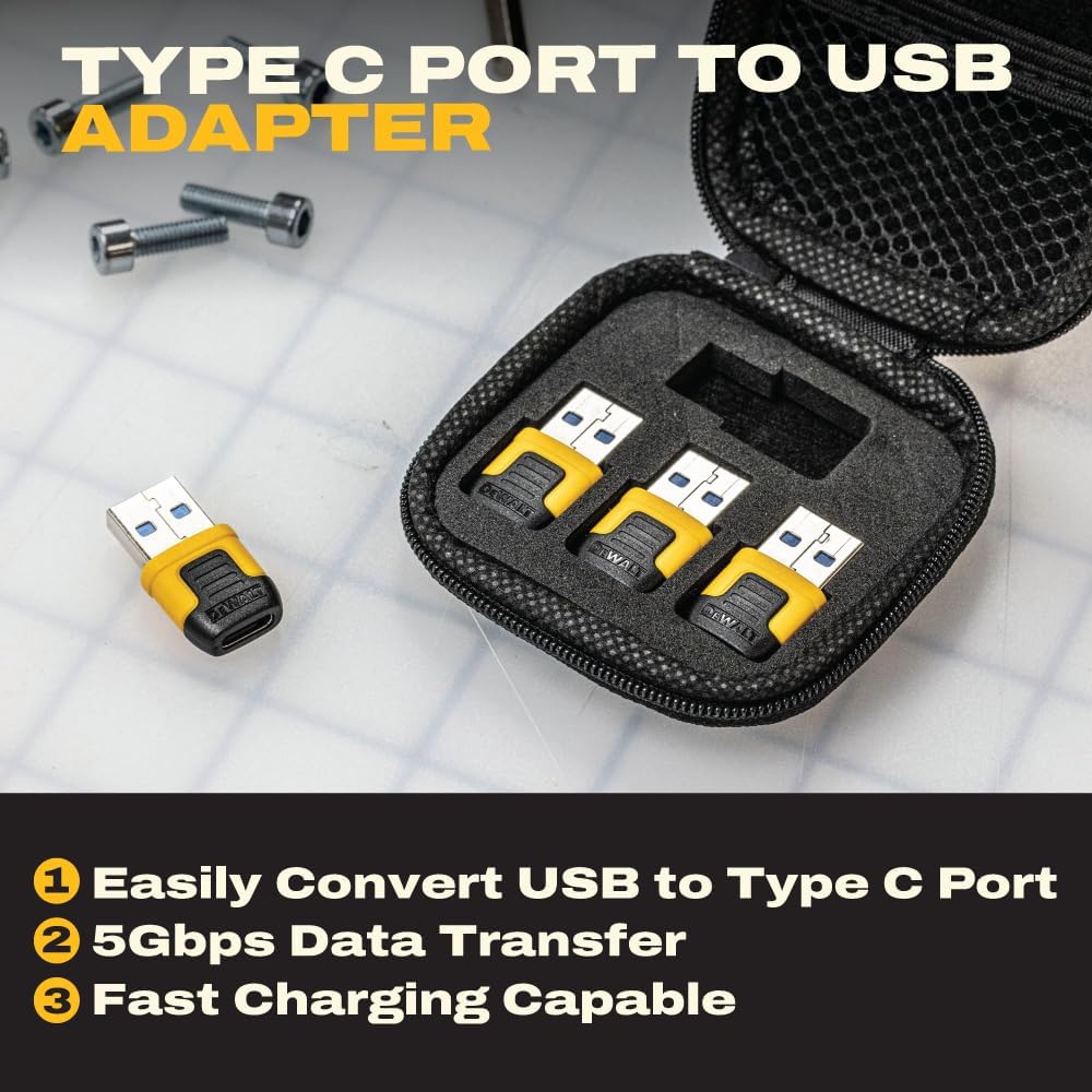 DEWALT USB-C to USB-A Adapter - Thumbnail 2