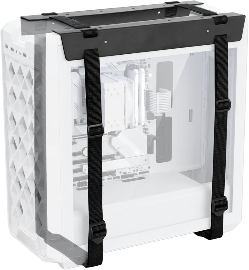 Economical Under Desk PC Mount, Adjustable Steel Frame – 44 lb Capacity