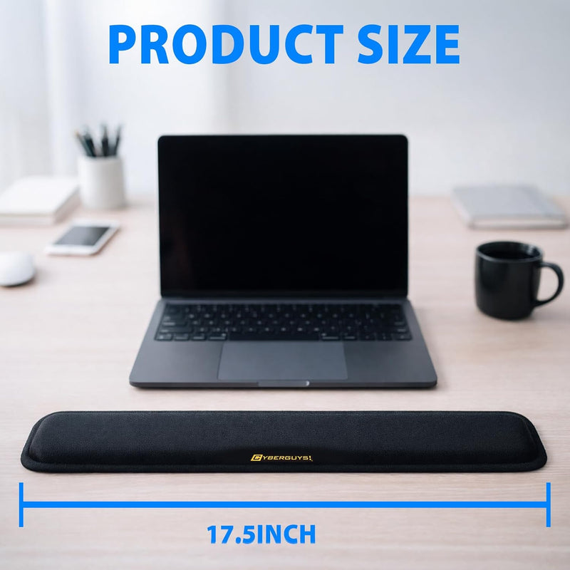 Cyberguys Ergonomic Keyboard Wrist Rest, Silicone Gel with Non-Slip Base