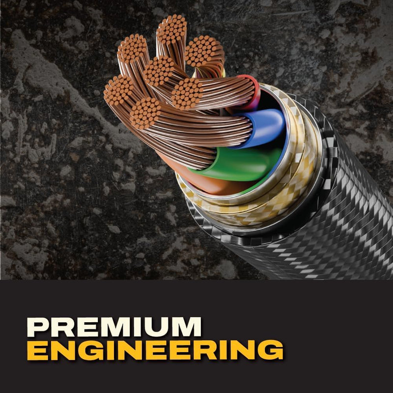 DEWALT USB-C to USB-A Adapter 4-Pack – Fast Charging & 5Gbps Data Converter