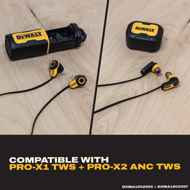 DEWALT Anti-Loss Lanyard for Wireless Earbuds – Secure Detachable Neck Strap
