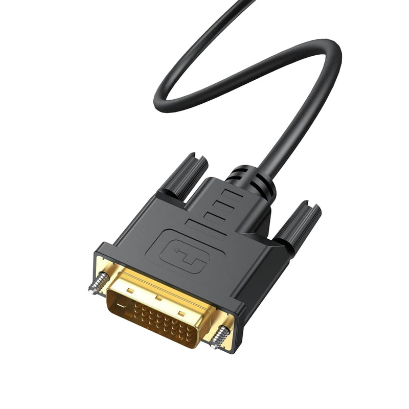 Cyberguys Dual Link DVI Cable – Gold-Plated DVI-D Cord w/Screw Lock, 2560x1600@60Hz, 1080P@120Hz
