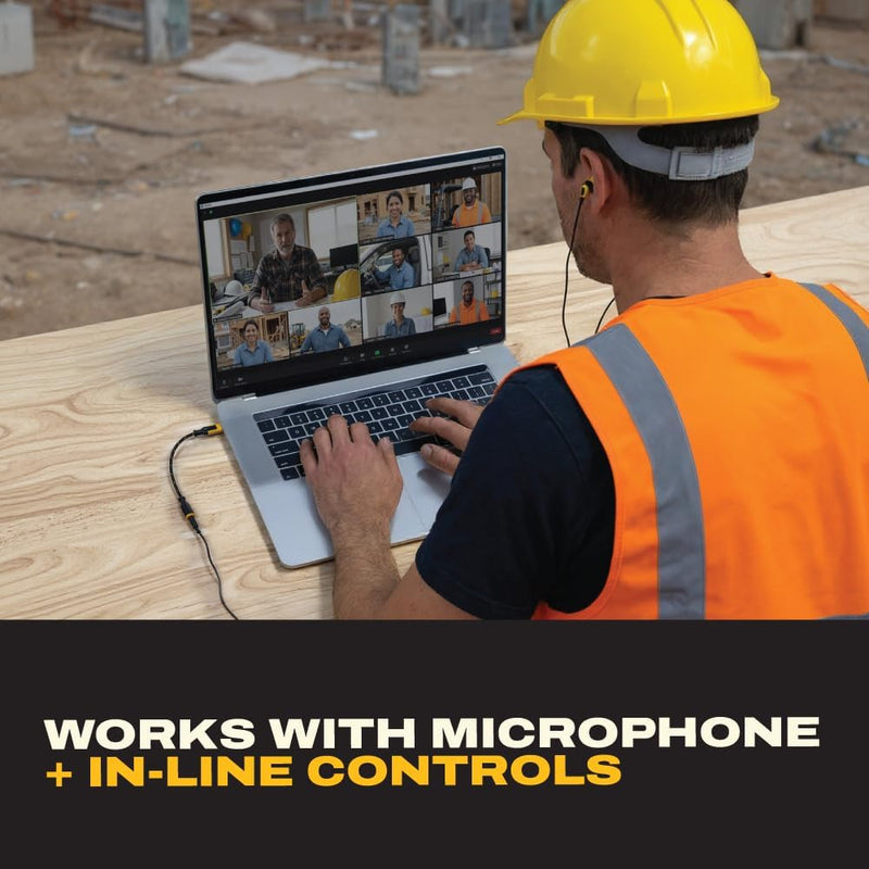 DEWALT USB-C to 3.5mm Headphone Jack Adapter with DAC Chip