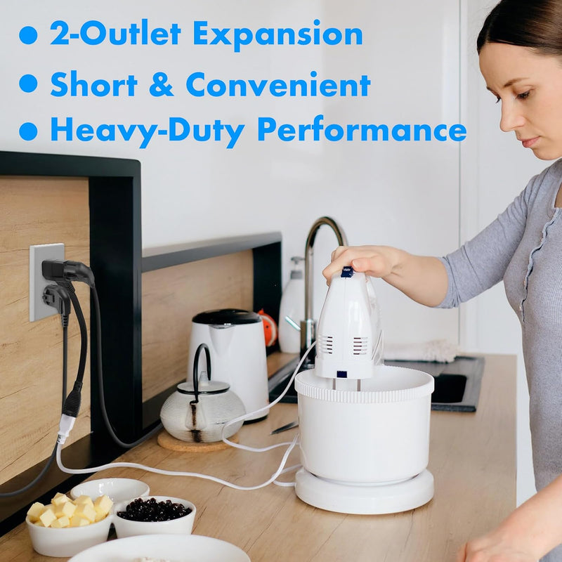 Power Strip Liberator Plus II – Space-Saving Outlet Extension