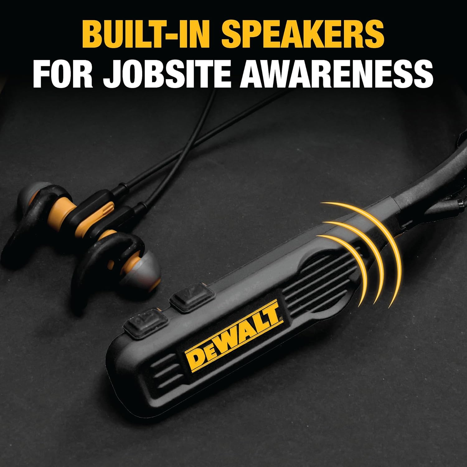 DEWALT Neckband Headphones & Wearable Speaker - Thumbnail 5