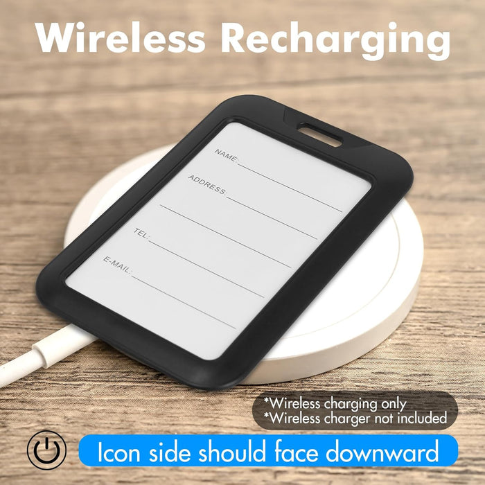 Travel Depot Discreet Luggage Tag – Apple Find My Trackable, Wireless Charge