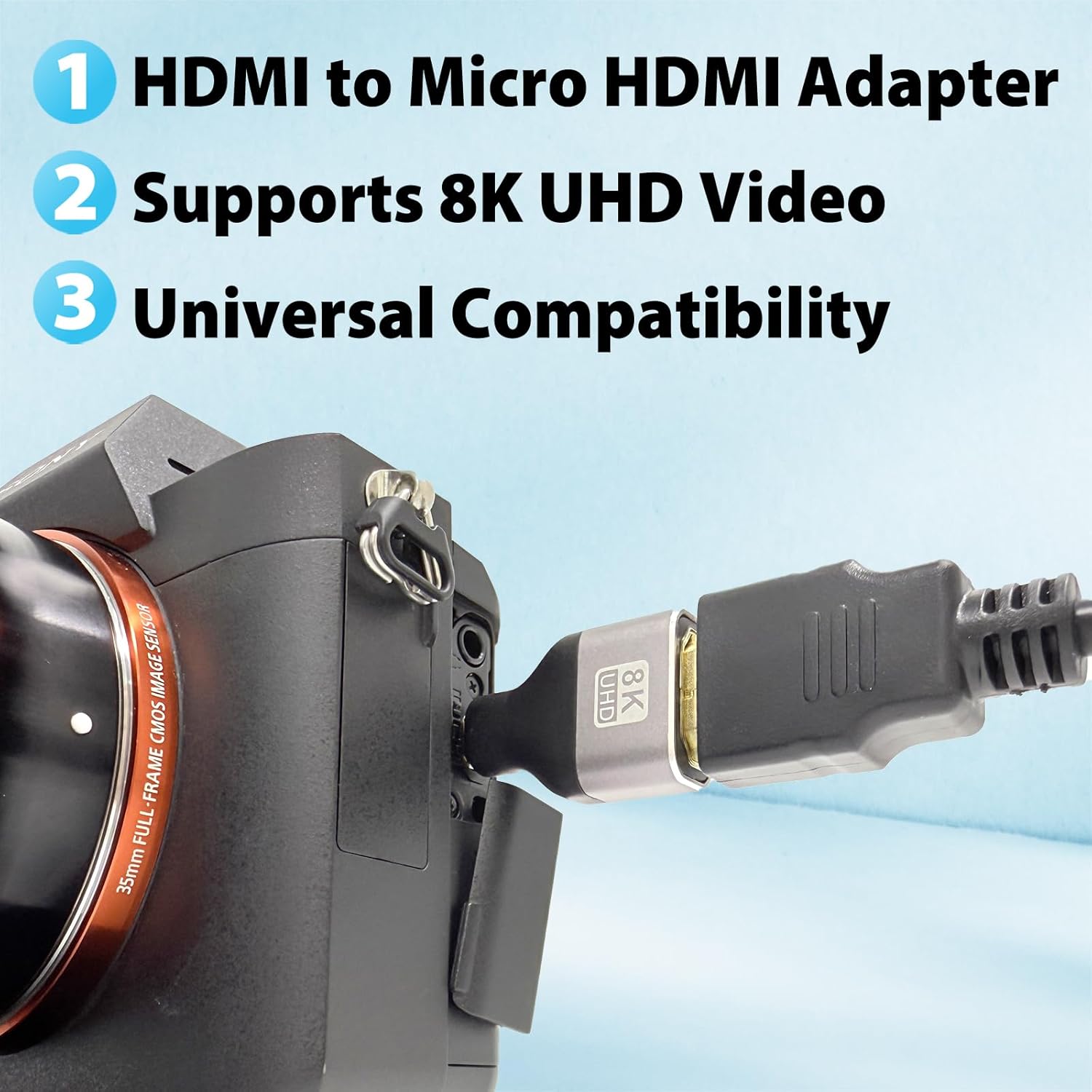 Cyberguys Micro HDMI to HDMI Adapter - Thumbnail 3