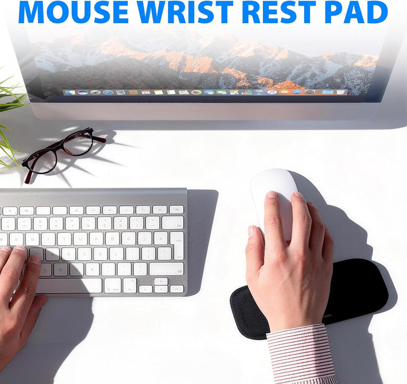 Cyberguys Ergonomic Mouse Wrist Rest, Silicone Gel with Non-Slip Base