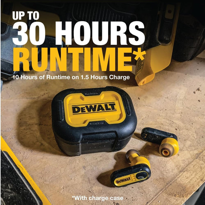 DEWALT True Wireless Bluetooth Earbuds