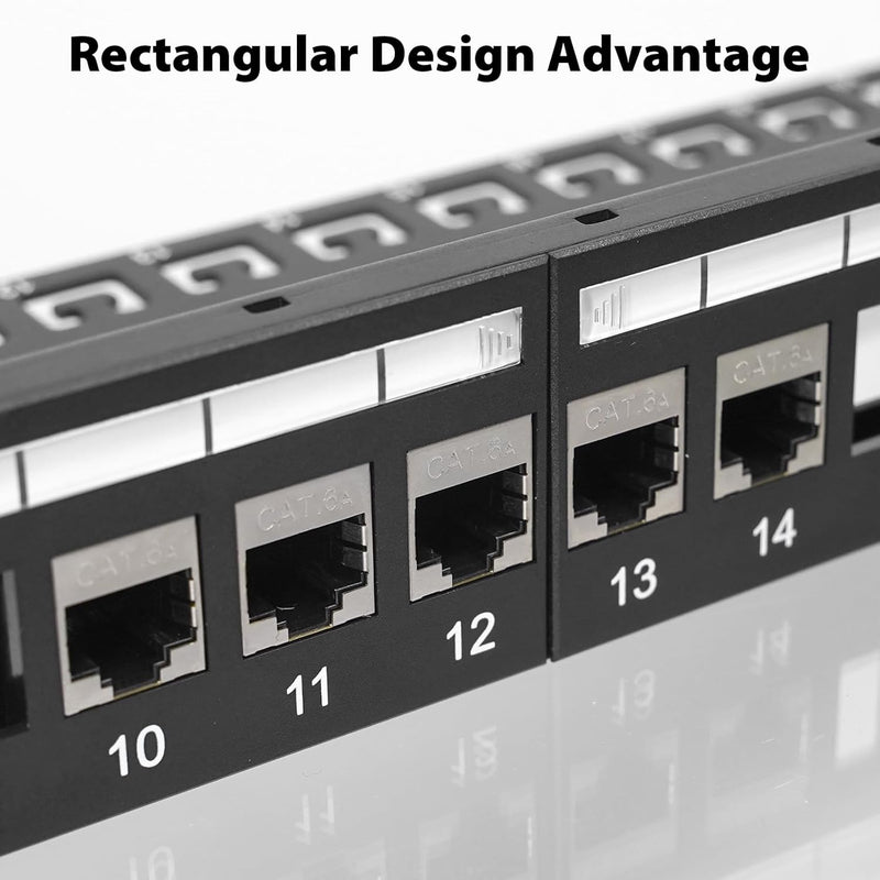 Cyberguys CAT6A Shielded Inline Coupler, Female-to-Female RJ45 – 5-Pack