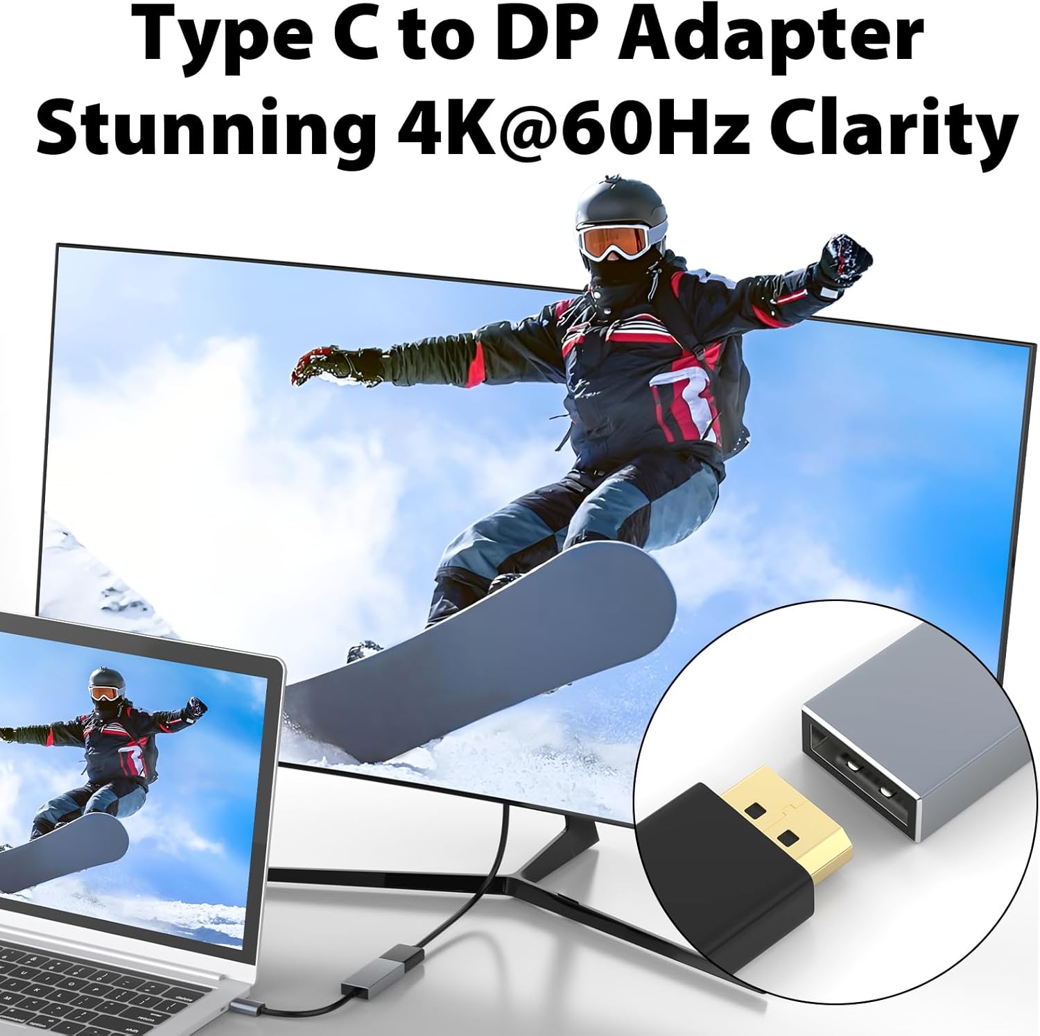 USB-C to DisplayPort Adapter - Thumbnail 2
