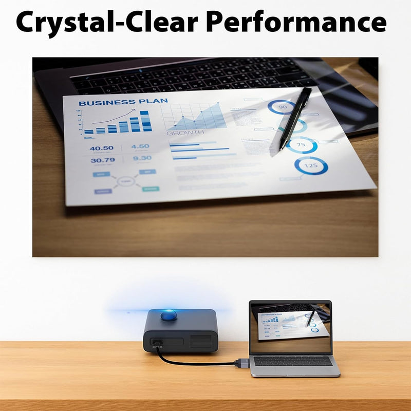 Cyberguys DVI to VGA Cable (6ft) – DVI-D to VGA Adapter Cord w/Secure Latch, Gold-Plated