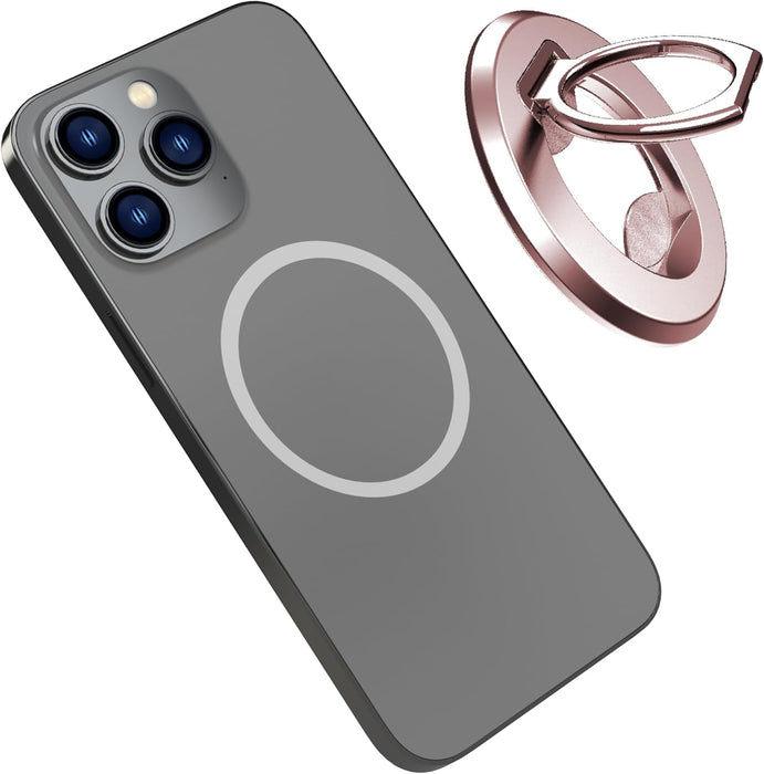 CYBERGUYS MagSafe Magnetic Phone Ring Holder – Bottle Opener, Grip Stand, Compatible w/iPhone 12–16 Series, Pro, Pro Max, Mini