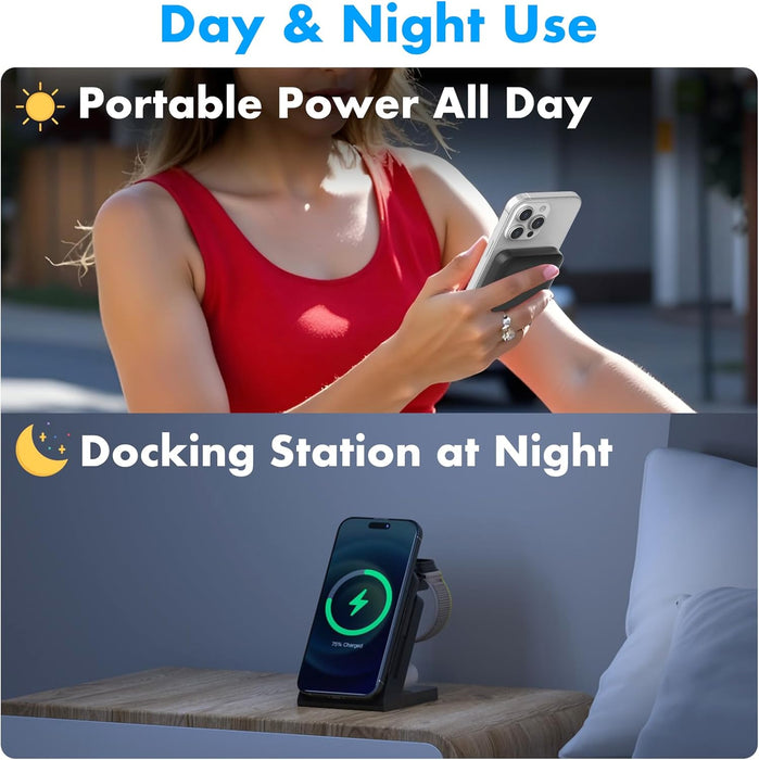 4-in-1 MagSafe Fast Charging Station – iPhone, Watch, AirPods