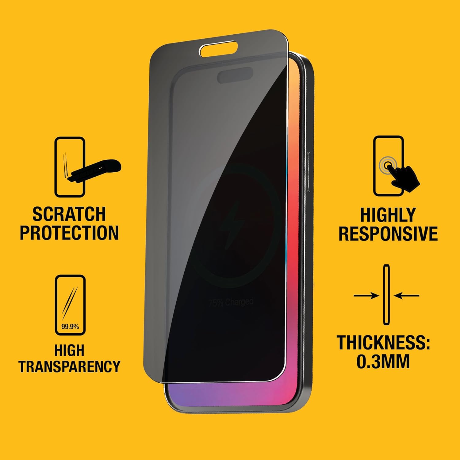DEWALT Privacy Screen Protector for iPhone