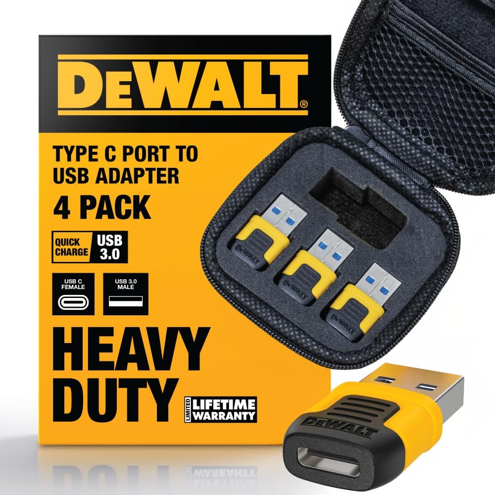 DEWALT USB-C to USB-A Adapter