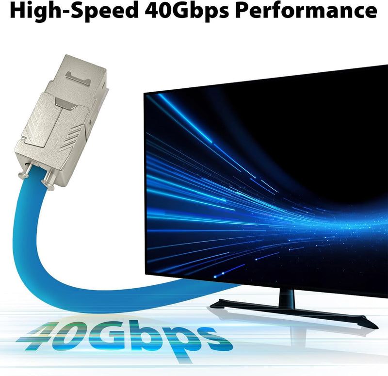 Cyberguys CAT 8 Shielded Keystone Jack, 40Gbps Gold-Plated RJ45 – 5-Pack