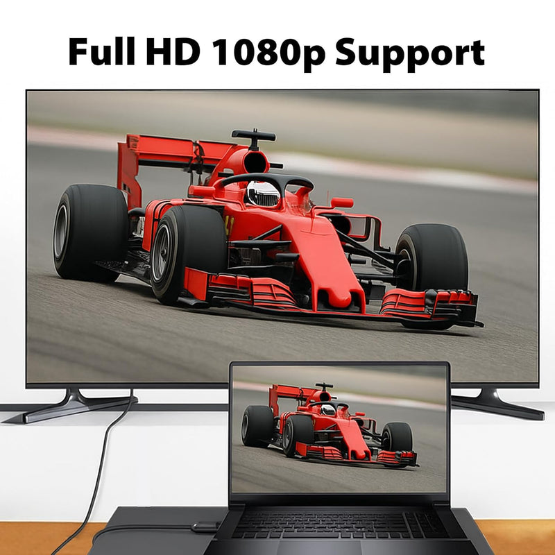 Cyberguys DVI to HDMI Cable – Bi-Directional DVI-D/DVI-I to HDMI Cord, 1080P@60Hz, Gold-Plated w/Screw Lock