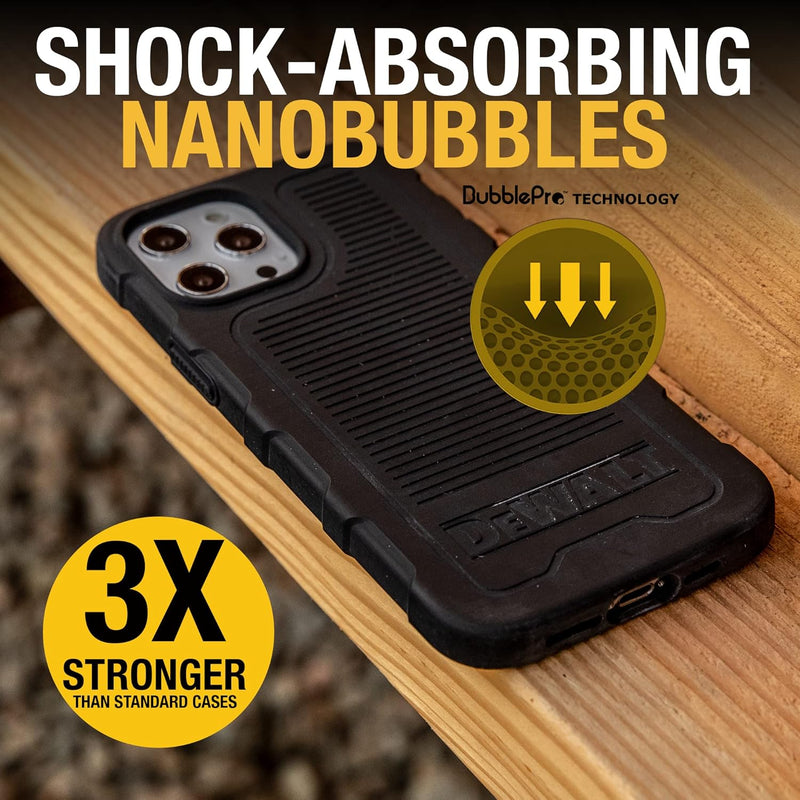 DEWALT Heavy-Duty iPhone 13 Case + Screen Protector Kit – MagSafe