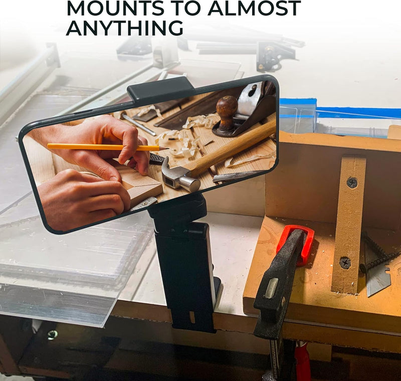Foldable Phone Stand – Adjustable Desk & Airplane Holder for iPhone, Android, Travel Use