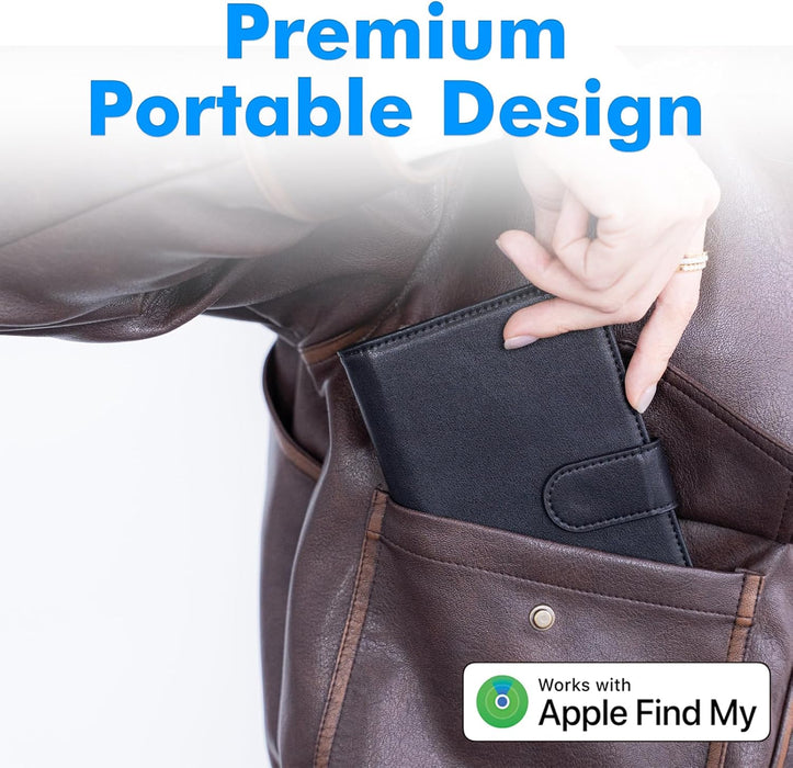 Travel Depot Passport Holder – Apple Find My Trackable Cover, 6-Month Battery