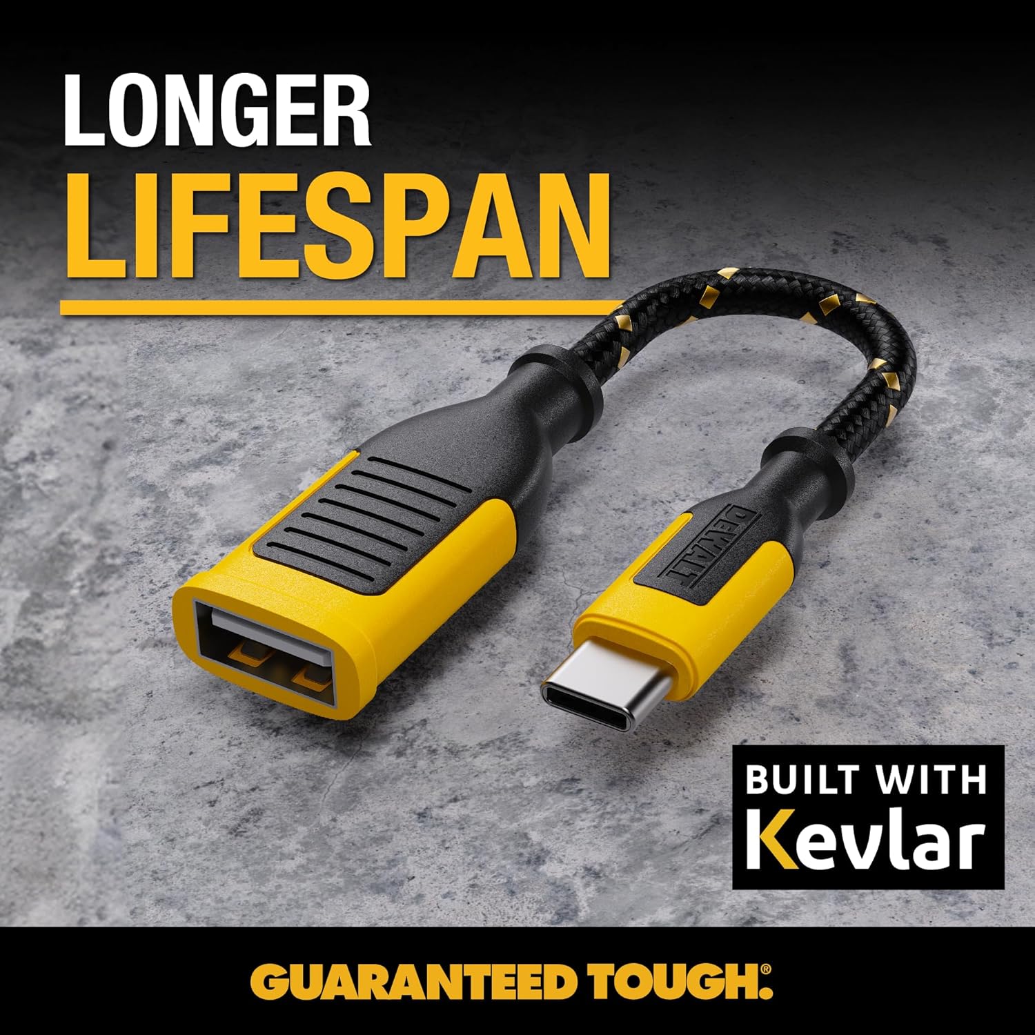 DEWALT USB-A to USB-C Adapter (2-Pack) - Thumbnail 4