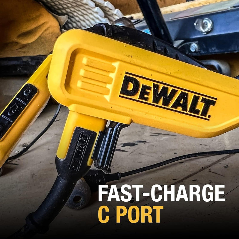 DEWALT Bluetooth Neckband Headphones – 30H Wireless Jobsite Earbuds