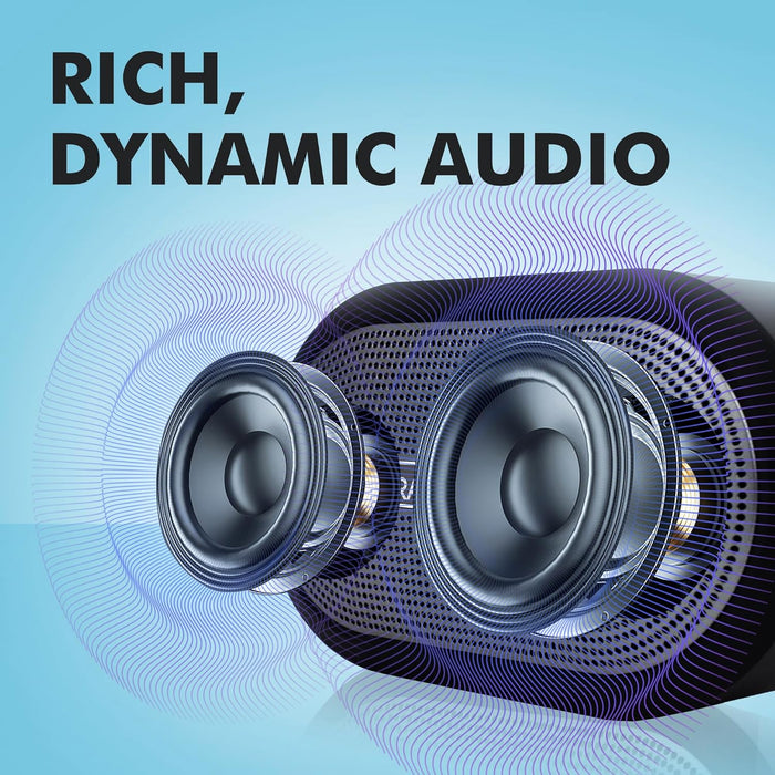 Magnetic Bluetooth Speaker – IP66 Waterproof Portable Wireless Speaker for Golf Cart & Outdoor Use