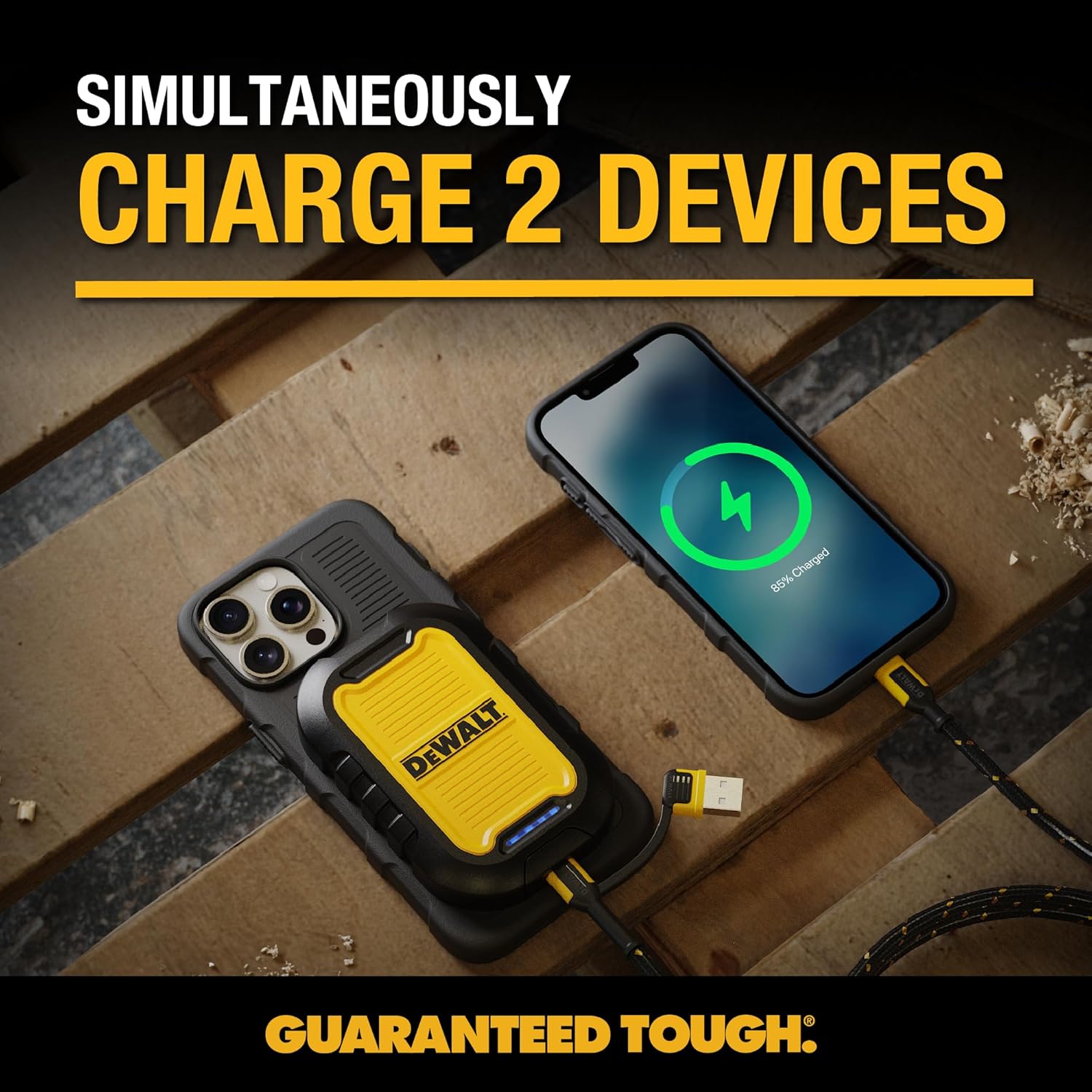 DEWALT 5,000mAh Magnetic Power Bank - Thumbnail 4