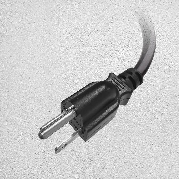 Heavy-Duty Extension Cord Splitter – Y-Splitter 1 to 2 Dual Outlet, 16AWG 13.5A UL Listed, 22in Black