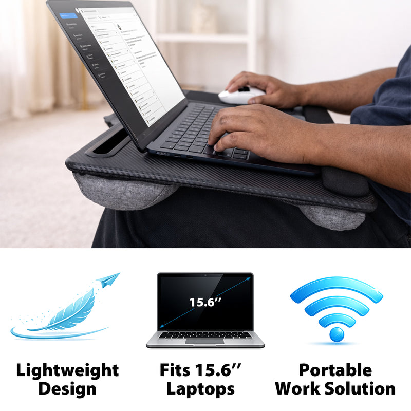 Cyberguys Lap Desk for 15.6" Laptop with Cushion Base