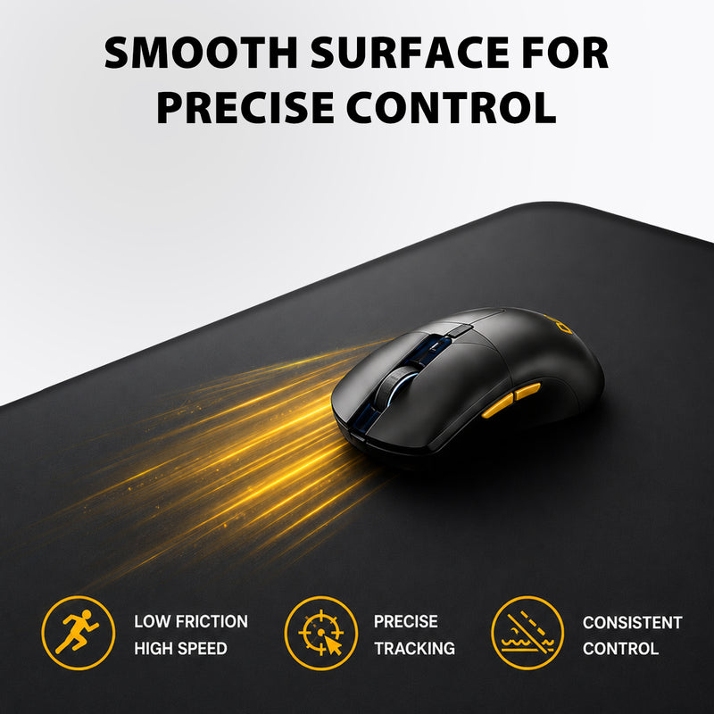 Cyberguys Premium Gaming Mouse Pad, Speed Surface with Anti-Slip Base, 15.4" X 17.7"
