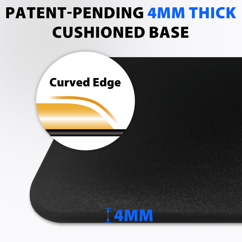 Cyberguys Premium Gaming Mouse Pad, Speed Surface with Anti-Slip Base, 15.4" X 17.7"