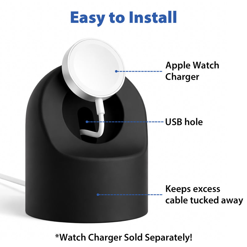 Cyberguys Apple Watch Silicone Charger Stand