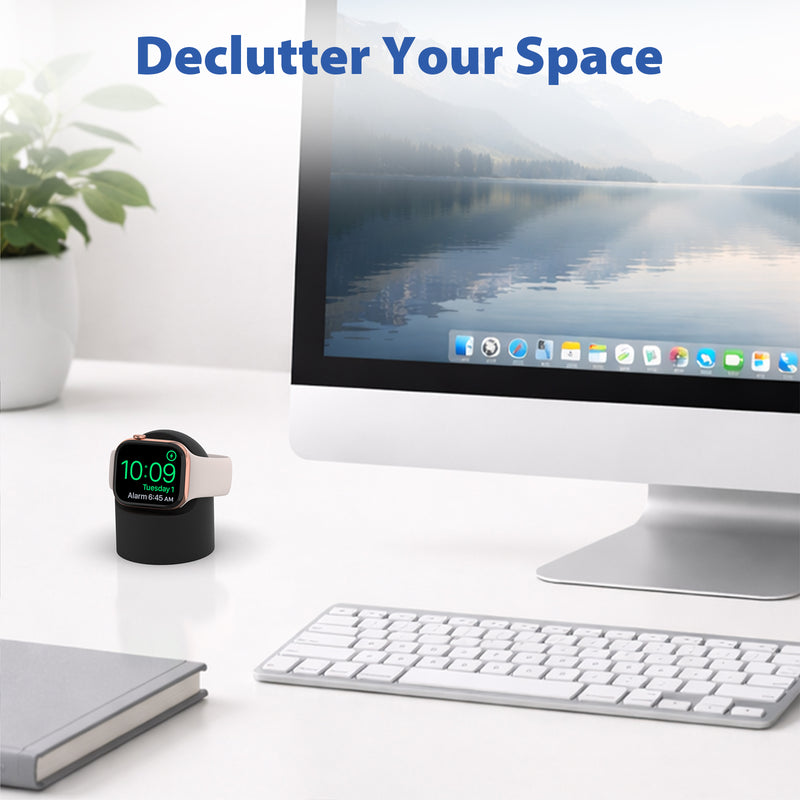 Cyberguys Apple Watch Silicone Charger Stand