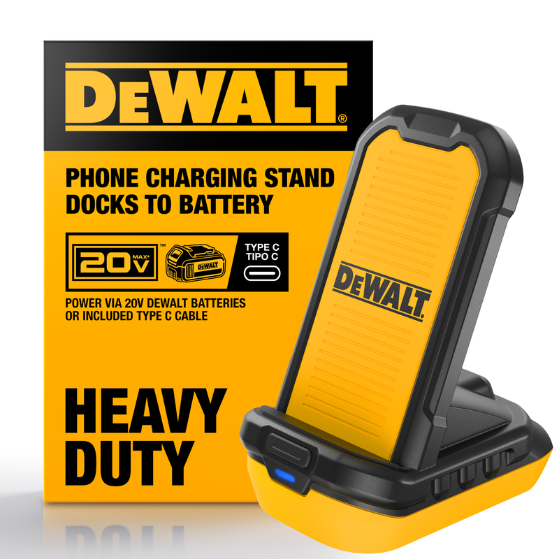 DEWALT Wireless Charger Stand – Compatible with DEWALT 20V MAX Batteries