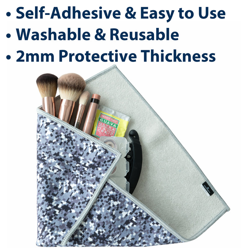 Travel Depot FLEXPOUCH Wrap, Reusable Self-Adhesive Cloth Organizer